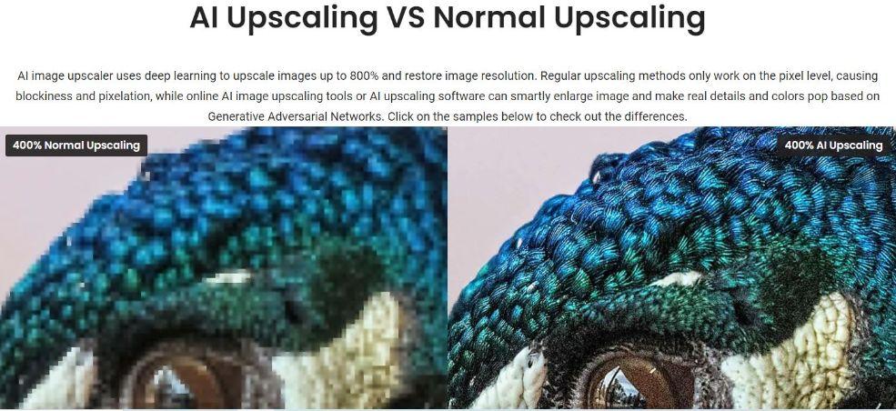 VanceAI ai image enlarger and upscaler